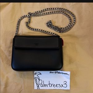 Angela Roi NY black chain crossbody